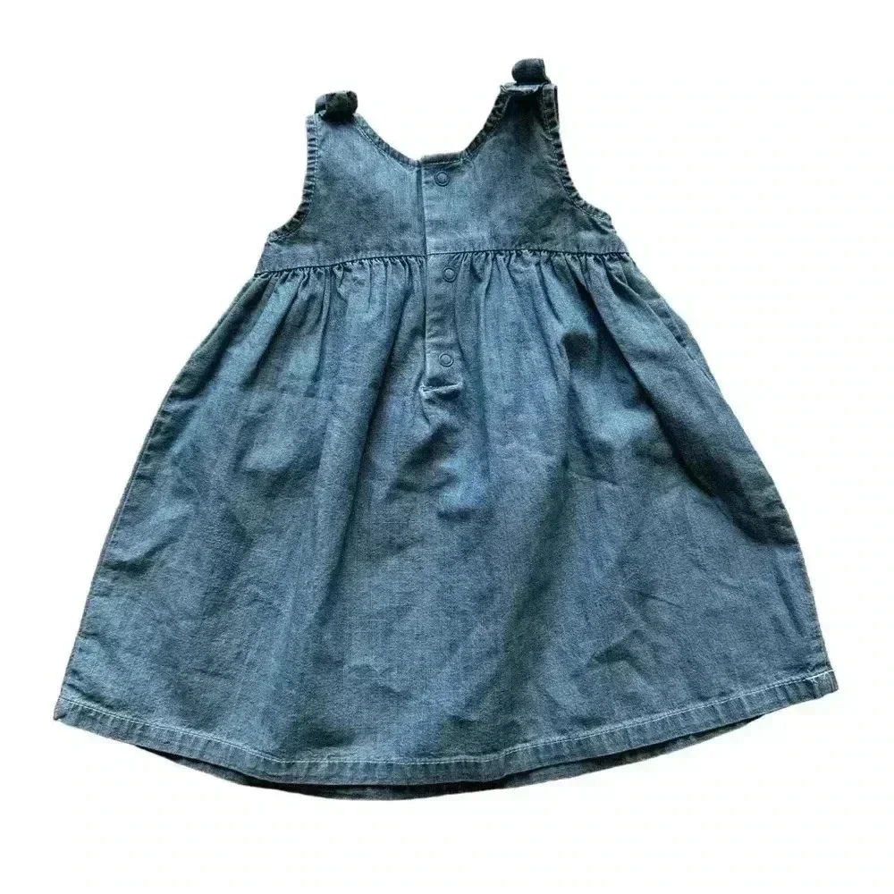 Carter’s Pullover Cotton Crewneck Embroidered Cotton Dress SZ 12 months # 2053